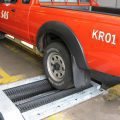 BM14200 roller brake tester in workshop