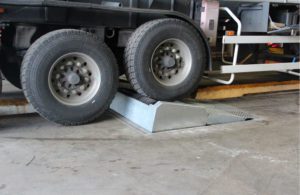 BM17200 roller brake tester in-ground with load simulation active