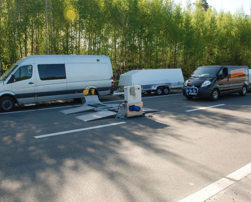 BM20200 mobil bremseprøvestand