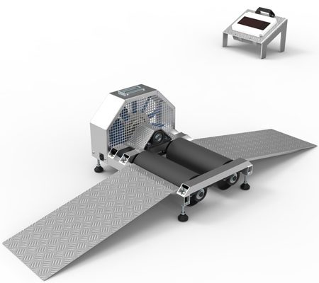 BM45 hastighedstester - 3D illustration