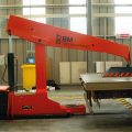 BM74000 chassis load simulation on flatbed
