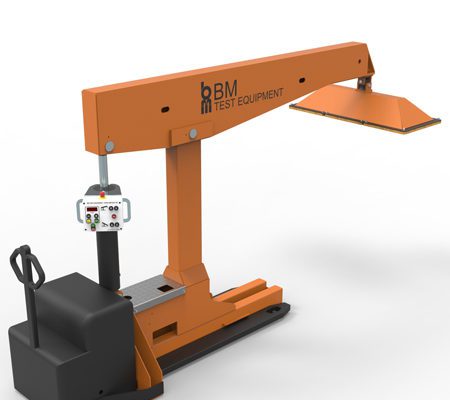 BM74000 chassis belastningssystem - 3D illustration