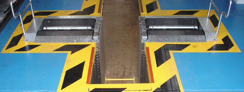 The BM ATF roller brake tester in the UK. BM14200 roller brake tester.