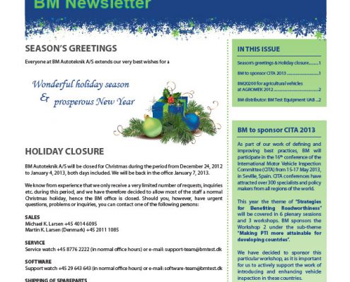 BM Newsletter no. 6