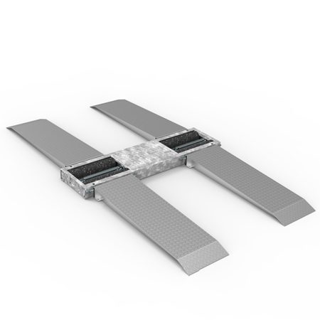 BM3010 roller brake tester - 3D illustration