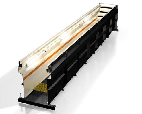 BM60 installationsklar smøregrav - 3D illustration