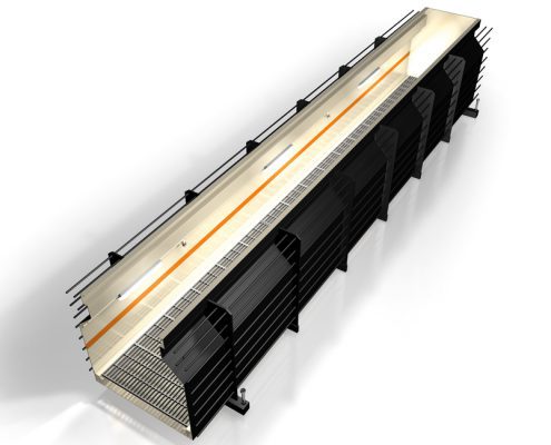 BM61 installationsklar smøregrav - 3D illustration