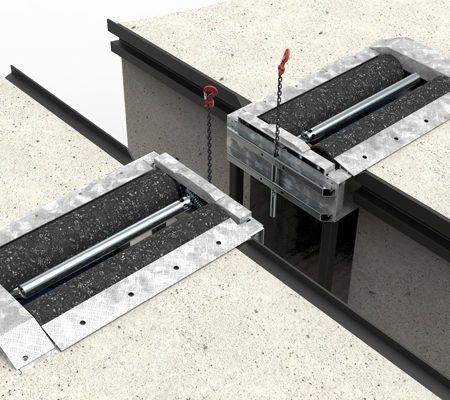 BM aksel belastningssystem - 3D illustration