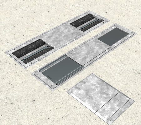 BM3010 testlinie nedstøbt - 3D illustration