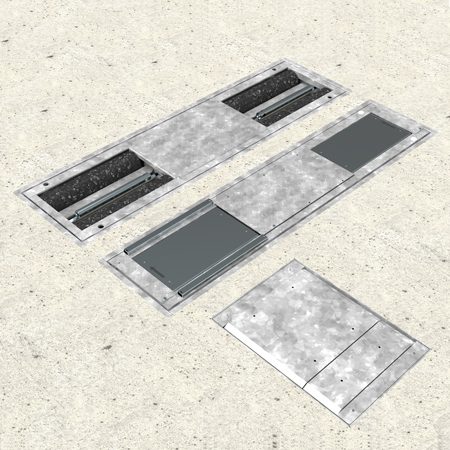 BM3010 testlinie nedstøbt - 3D illustration