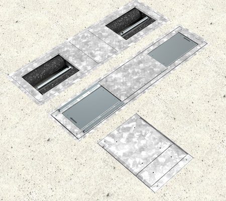 BM4010 testlinie til lette køretøjer - 3D illustration