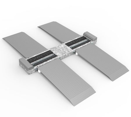 BM5000 bremseprøvestand - 3D illustration