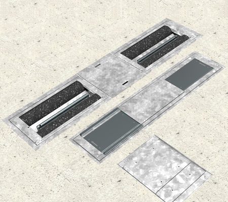 BM9010 testlinie til lette køretøjer - 3D illustration