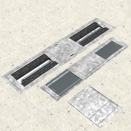 BM9010 test line for light vehicles - 3D illustration