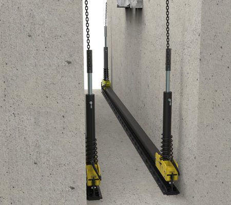 BM CLS chassis belastningssystem - 3D illustration