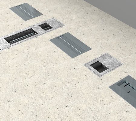 BM1010 testlinie med bremseprøvestand, hastighedstester og hjulklamper - 3D illustration