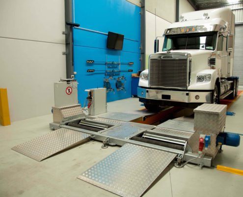 BM20200 mobil bremseprøvestand og BM53000 slitagetester