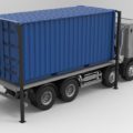 BM90 container lifting system - 3D illustration