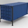 BM90 container lifting system - 3D illustration