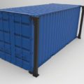 BM90 container lifting system - 3D illustration