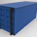 BM90 container lifting system - 3D illustration