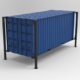 BM90 container lifting system - 3D illustration