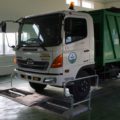 BM14200 roller brake tester in workshop