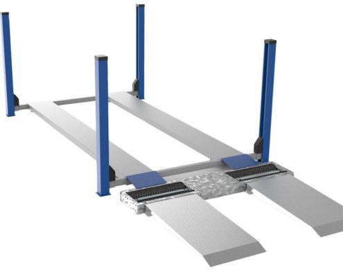 BM3010 bremseprøvestand foran lift - 3D illustration