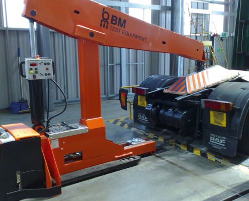 BM74000 chassis belastningssystem i værksted
