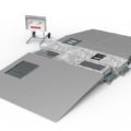 BM4010 mobil testlinie med bremsetester, affjedringstester, sporingstester og slitagetester - 3D illustration