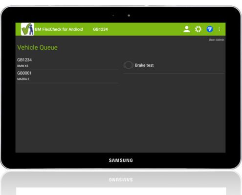 FlexCheck-Android-UK-1000x650px-12 BM FlexCheck Android App on tablet - Vehicle Queue X010