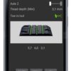BM15 Tire Tread Scanner - app on smartphone
